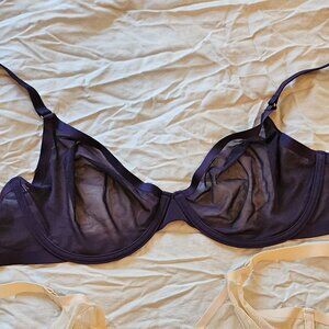 CUUP Bra sheer mesh 36F